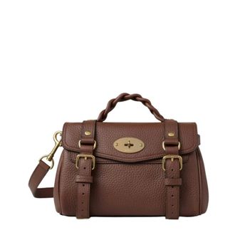 Mulberry Brown Mini Alexa Handbag - female - Mulberry - Handbags - Brown - ONE SIZE - Bags
