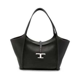 Tod's Dames, Tassen, Zwart, Maat: ONE Size Leer