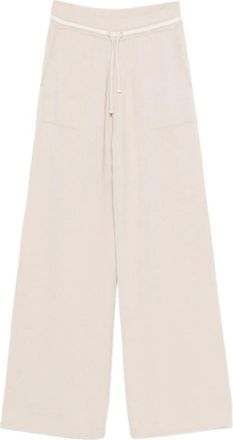 Eleventy ribbed drawstring trousers - Neutrals