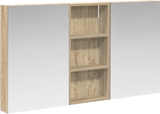 vidaXL Juego De Muebles De Ba&ntilde;o 3 Uds. 110 X 10,5 X 60,5 Cm Vidaxl