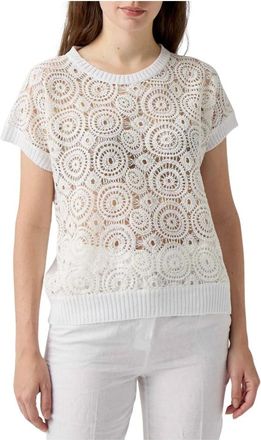 Le Tricot Perugia Donna, Maglie, Bianco, S, new