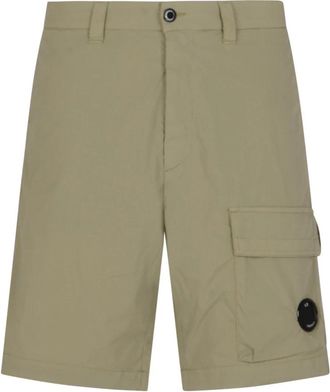 C.P. Company Bermuda Cargo 50 Fili Stretch - Heren - Korte Broeken - Groen - M - Katoen - Korte Broeken