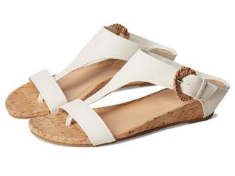 Kenneth Cole Reaction Great Buckle Womens Wedge Shoes Cream : 8.5 M, Suede
