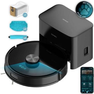 Cecotec Cecotec Robot Aspirador Y Friegasuelos Con Base Autovaciado Conga X50