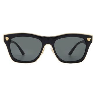 Versace Dark Grey Square Mens Sunglasses VE2272 GB1/87 53