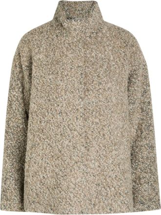 Eileen Fisher Giacca con scollo a imbuto - Toni neutri