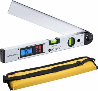 OEM Goni&oacute;metro Digital De 400 Mm/16 Pulgadas, 0-225&deg;, Regla De &Aacute;ngulo Horizontal Digital Con Retroiluminaci&oacute;n Lcd, Transportador Horizontal