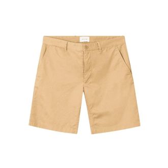 Wood Wood Light Twill Shorts - Heren - Korte broeken - Beige - Maat: W28 Katoen