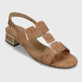 Vaneli Womens Hatty T-Strap Sandal In Cork