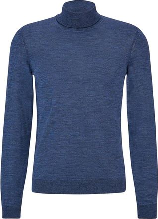 HUGO BOSS Coltruien - Heren - Coltruien - Blauw - M - Truien & Vesten