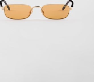 Prada Sunglasses with the iconic metal plaque