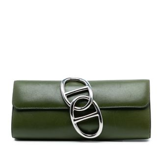 Herm&egrave;s Tweedehands Tadelakt Egee Clutch