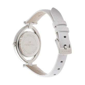 Swarovski Stella Horloge - Dames - Armbanden - Wit - ONE Size - Leer - Accessoires