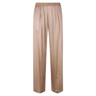Forte_Forte Wide Trousers, female, Beige, Size: M Wide Trousers