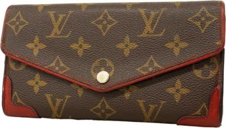 Louis Vuitton Brown Cerise Long Wallet (Bi-Fold) (Pre-Owned)