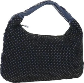 Bottega Veneta Pre-owned Vintage Schoudertas - Dames - Vintage Schoudertas - Blauw - ONE Size - Leer - Vintage