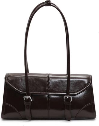 Generic Women Shoulder Bag Satchel Tote Bag Waterproof Leather Satchel Handbag with Top Handles Handbag Purse for Working Shopping Travel (Coffee)