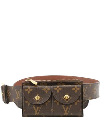 Louis Vuitton 2012 Monogram Pochette Duo belt bag - Brown