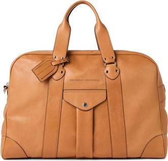 Brunello Cucinelli Vachetta bag - men - Calf Leather - OS - Brown