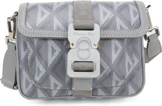 Dior Gray Pvc Shoulder Bag (Pre-Owned)