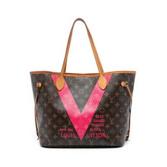 Louis Vuitton Pre-owned Tote Bags, female, Brown, Size: ONE SIZE Pre-owned Vintage Monogram V Tote Bag