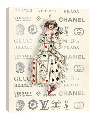 Fairchild Paris Game Of Cards Dress Celebrating Couture Wall Art