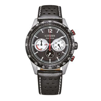 Citizen Mens Black Watch CA4717-06E Leather - One Size