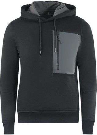 Belstaff Raft Branded Hood Black Hoodie