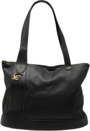 Loewe Pre-owned Tote Bags, female, Black, Size: ONE SIZE Pre-owned Tote Bag