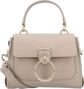 Chlo&eacute; Grey Calfskin Mini Tess Day Bag (Authentic Pre-Loved)