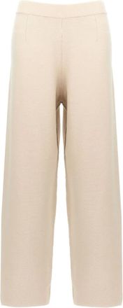 Max Mara Pantaloni Dula con vita elasticizzata - Toni neutri