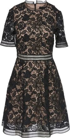 Vintage Abito in pizzo - Nero