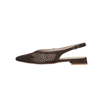 Stefano Lauran Genny Slingbacks - Dames - Schoenen - Bruin - Maat: 38 EU Leer