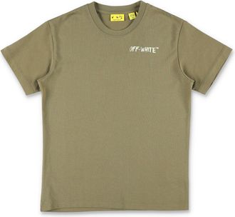 Off-white Camisetas Y Polos Blanco Roto Verde