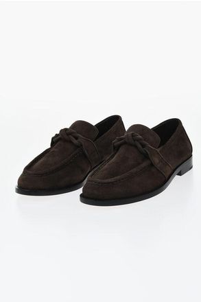 Bottega Veneta Suede Loafers KNOT with Leather Sole size 39,5