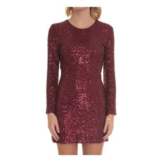 Pennyblack Gioioso Kokertjurk - Dames - Feestkleedjes - Rood - L - Polyester - Kleedjes