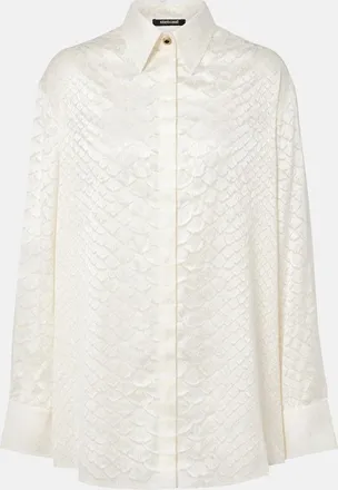 Roberto Cavalli Snake-print shirt