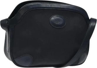 Burberry Pre-owned Cross Body Bags, female, Blue, Size: ONE SIZE Pre-owned Canvas Shoulder Bag