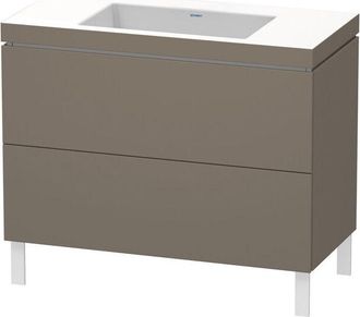 Duravit Duravit - Mueble De Ba&ntilde;o L-cube Wt Vero Air 698x1000x480mm Sin Orificio Para Grifer&iacute;a Nogal Oscuro