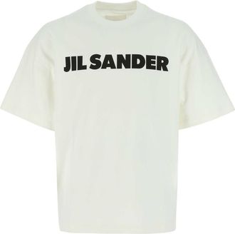 Jil Sander Ivory Cotton Oversize T Shirt