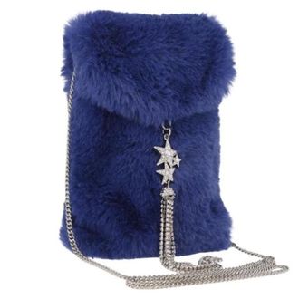 Jimmy Choo London Pre-owned Fur Pouch - - Pre-owned - Donna - Blu - ONE SIZE