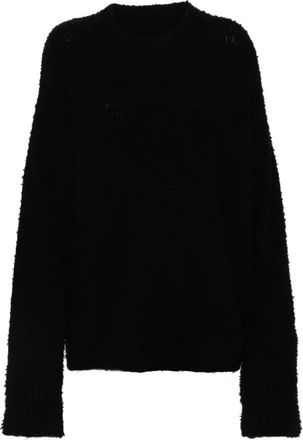 Uma Wang Trui met ronde hals - Dames - Cashmere truien - Zwart - M - Wol - Truien & Vesten