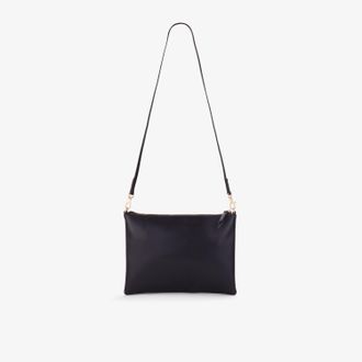 Clarks Womens Phoebe Cross Black Leather Bags - One Size
