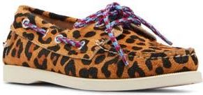 Steve Madden Sail Genuine Calf Hair Boat Shoe in Leopard at Nordstrom Rack, Size 8.5