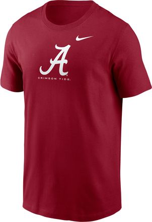 Nike Alabama Courtside Nike Mens Dri-FIT College T-Shirt in Red | 02ET69WABN-L7G
