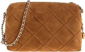 Tory Burch Brown Fleming Mini Crossbody Bag