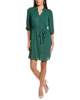 Nanette Lepore Tie Waist Shirtdress