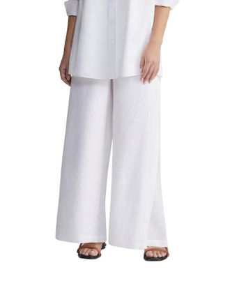 Lafayette 148 New York Franklin Wide Leg Ankle Pant