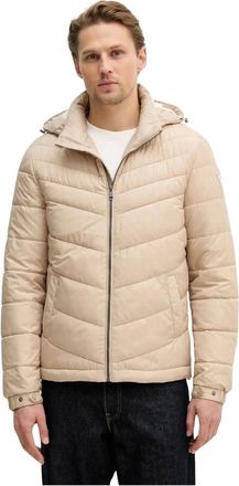 Guess Heren, Jassen, Beige, Maat: 2XL Poliester