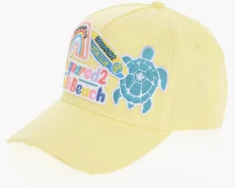 Dsquared2 Vintage Effect Cotton Twill Cap size Unica